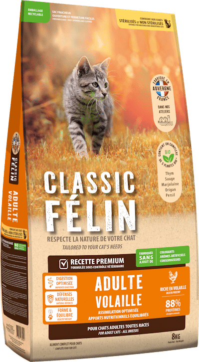 CLASSIC FELIN - ADULTE VOLAILLE